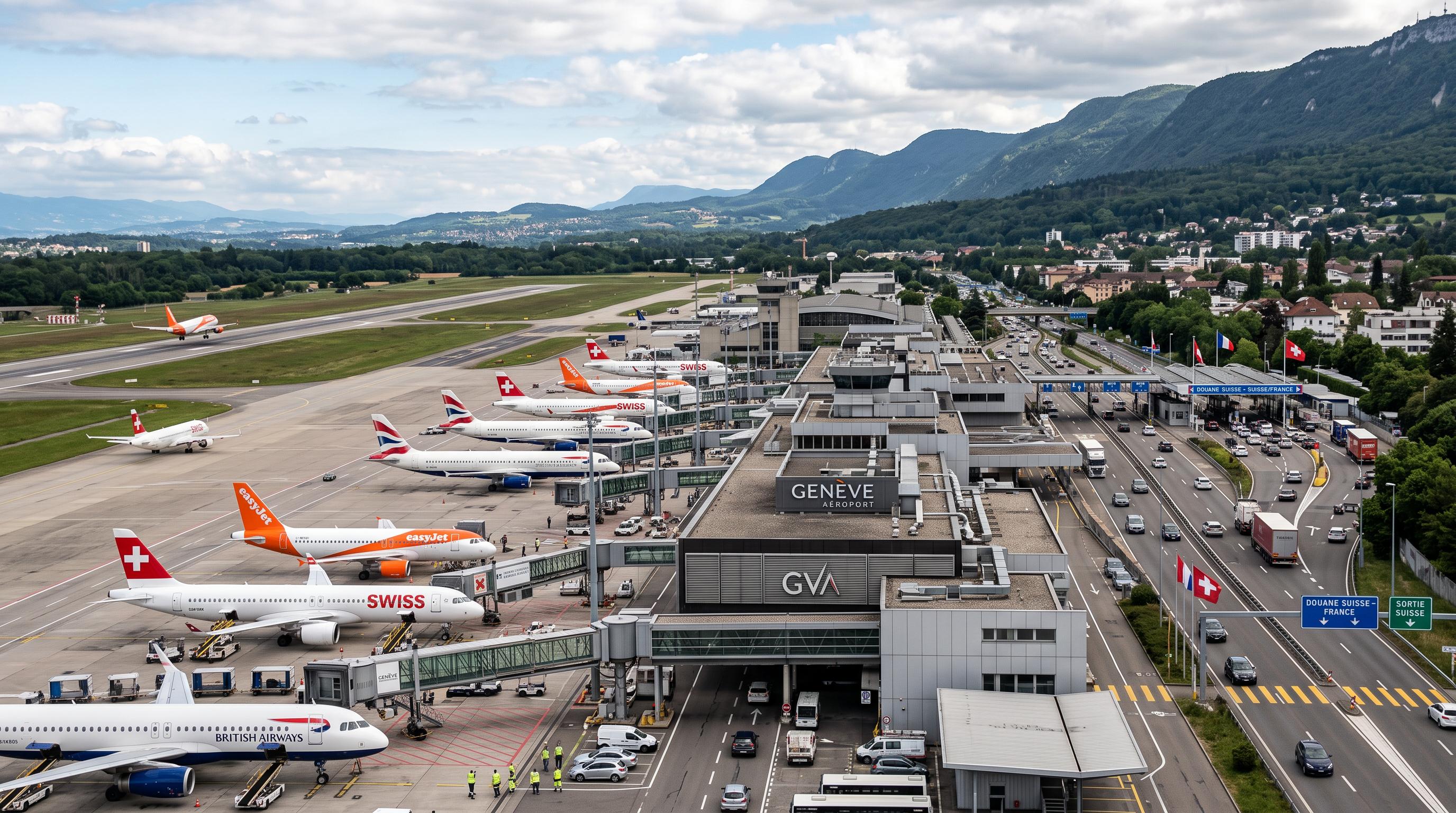 How important is Geneva Airport to the surrounding region?