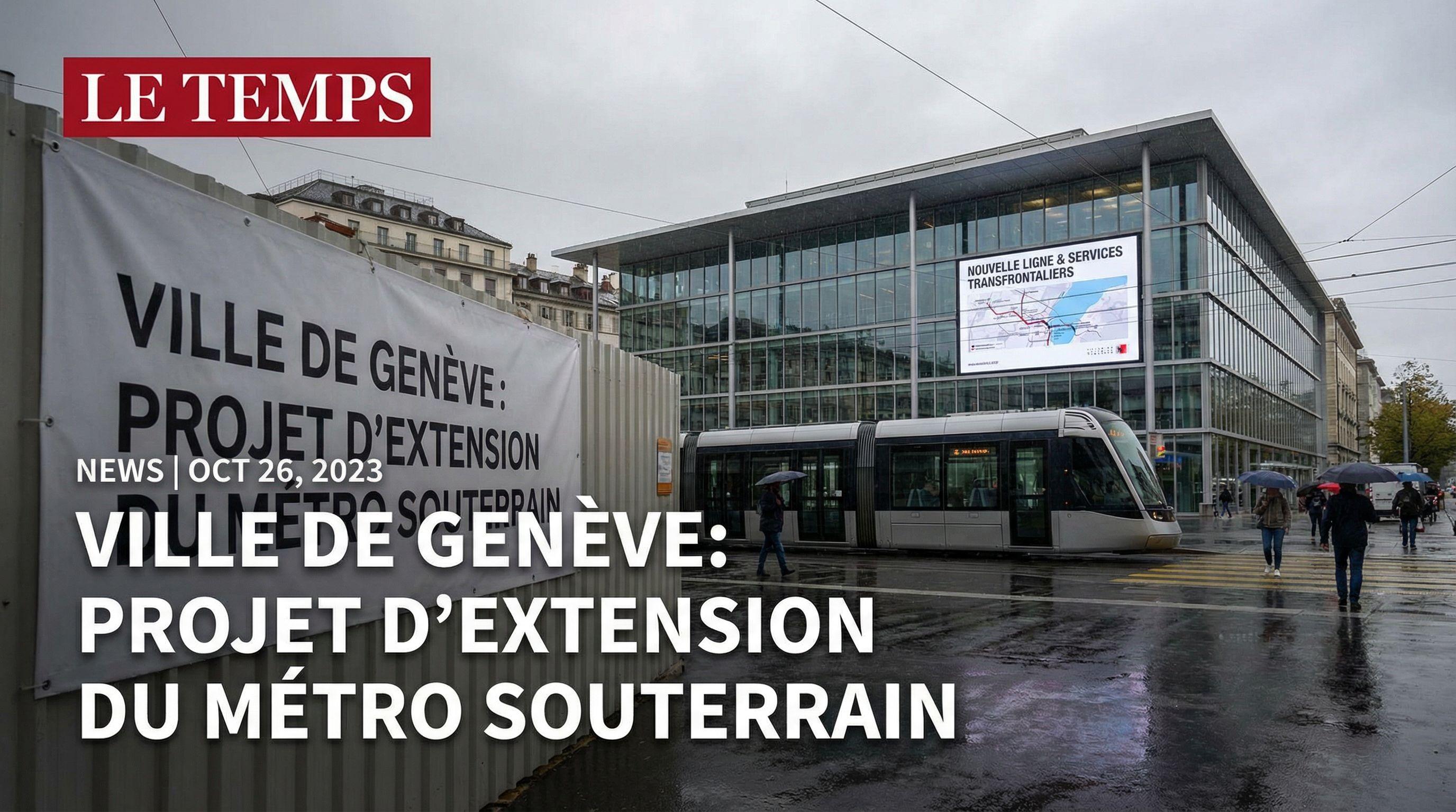 Geneva announces ambitious underground Metro expansion