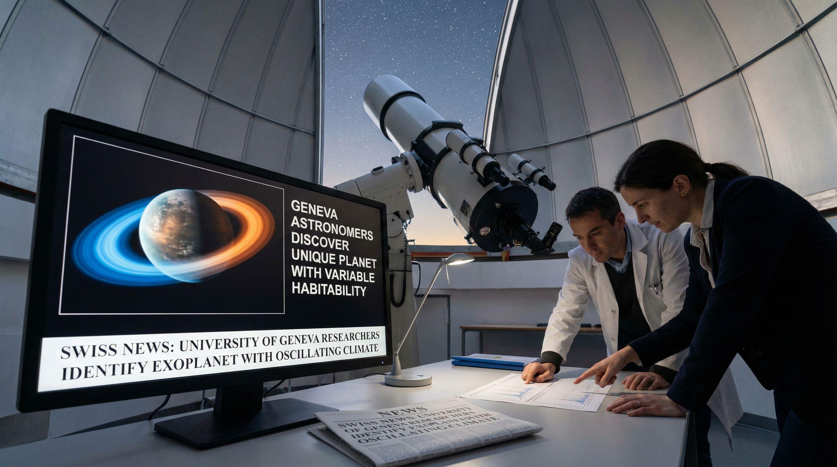 Geneva Astronomers Discover Unique Planet with Variable Habitability