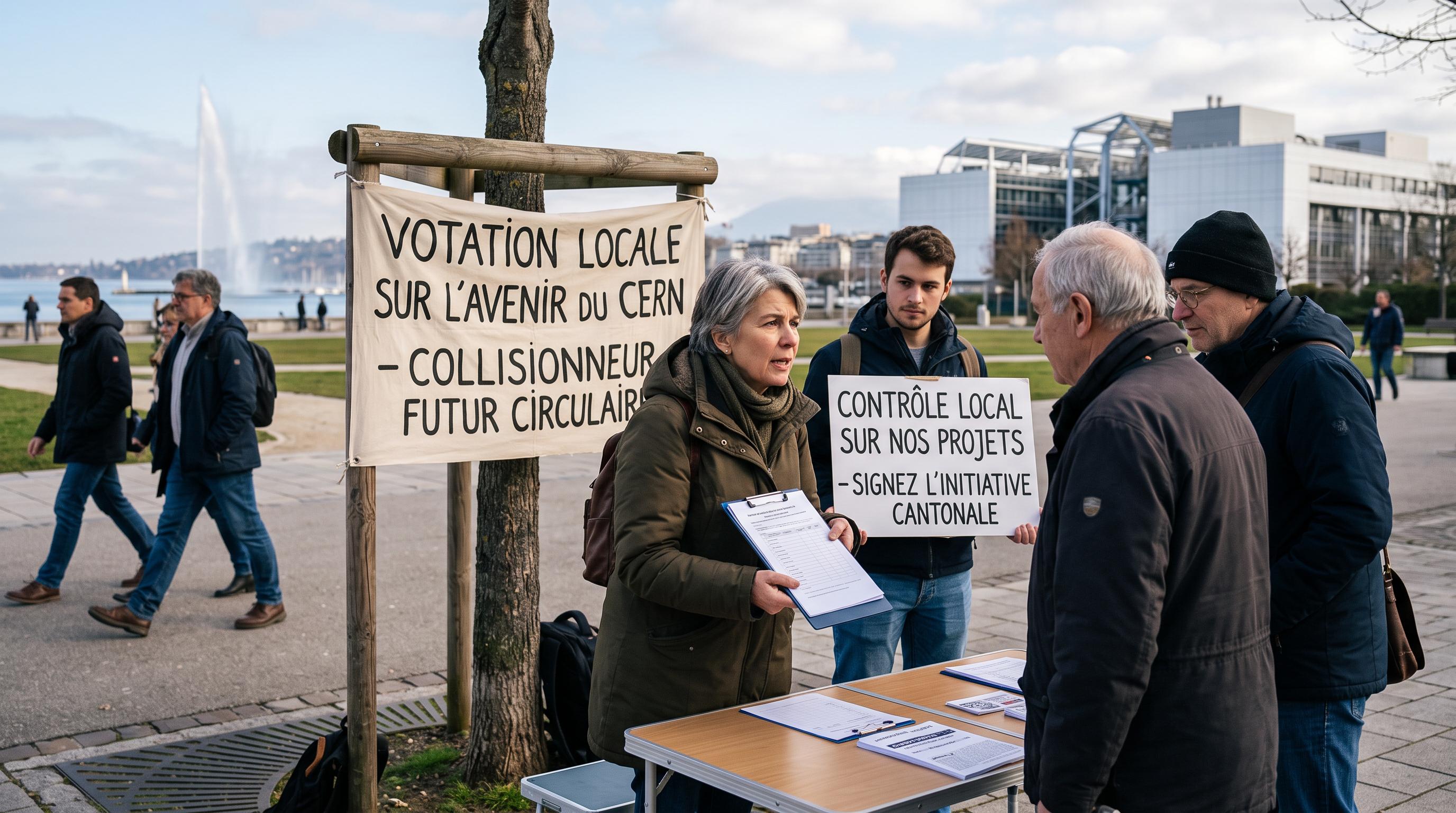 Geneva campaigners seek local vote on CERN’s future collider