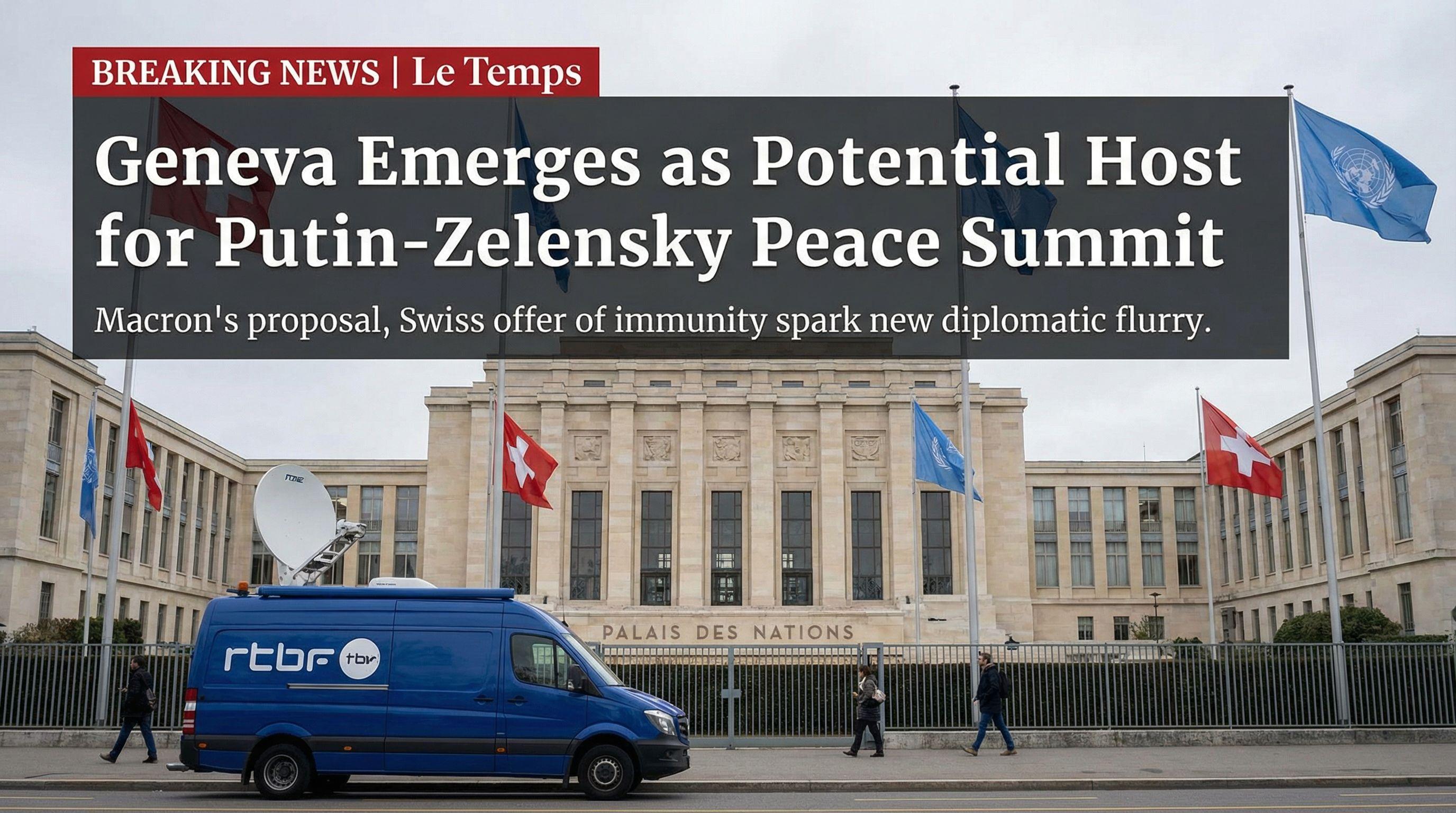 Geneva Emerges as Potential Host for Putin-Zelensky Peace Summit