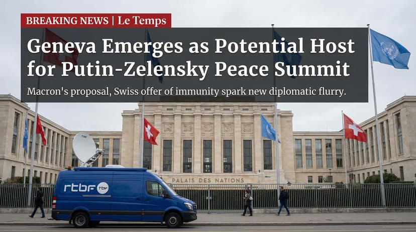 Geneva Emerges as Potential Host for Putin-Zelensky Peace Summit