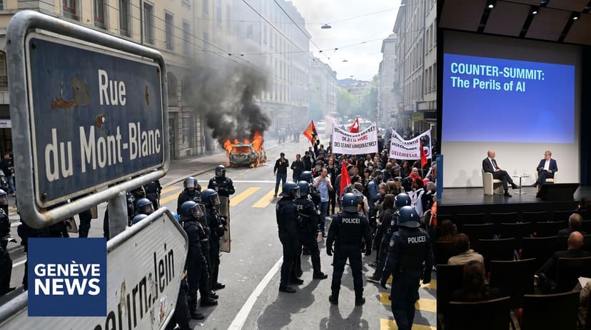 Geneva Roiled by G7 Protests: Riots Lead to Arrests as Counter-Summit Debates AI