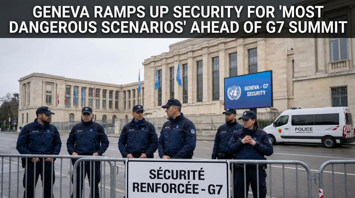Geneva Ramps Up Security for 'Most Dangerous Scenarios' Ahead of G7 Summit