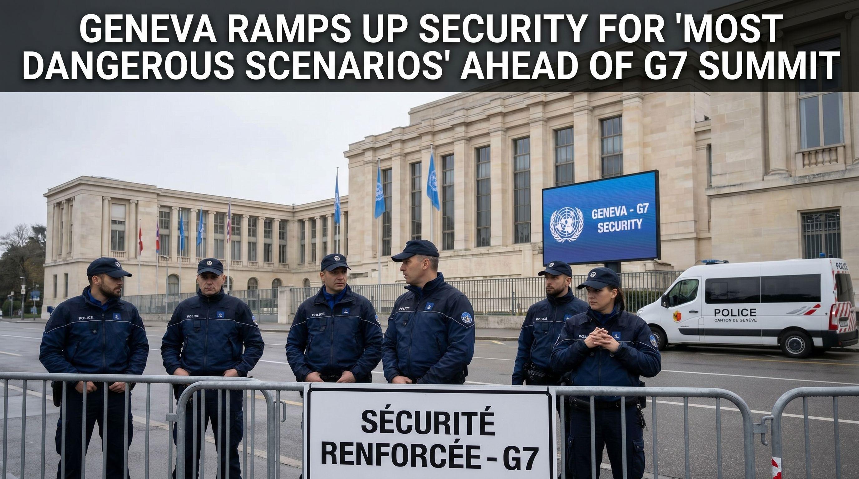 Geneva Ramps Up Security for 'Most Dangerous Scenarios' Ahead of G7 Summit