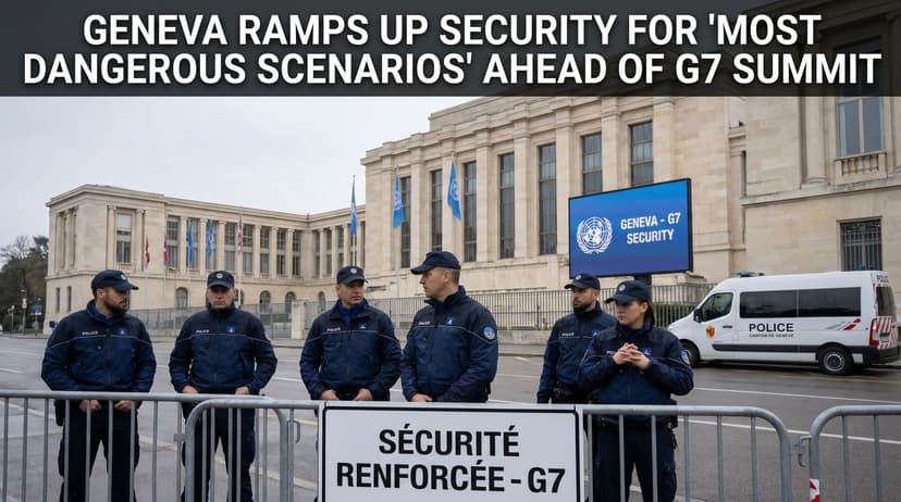 Geneva Ramps Up Security for 'Most Dangerous Scenarios' Ahead of G7 Summit