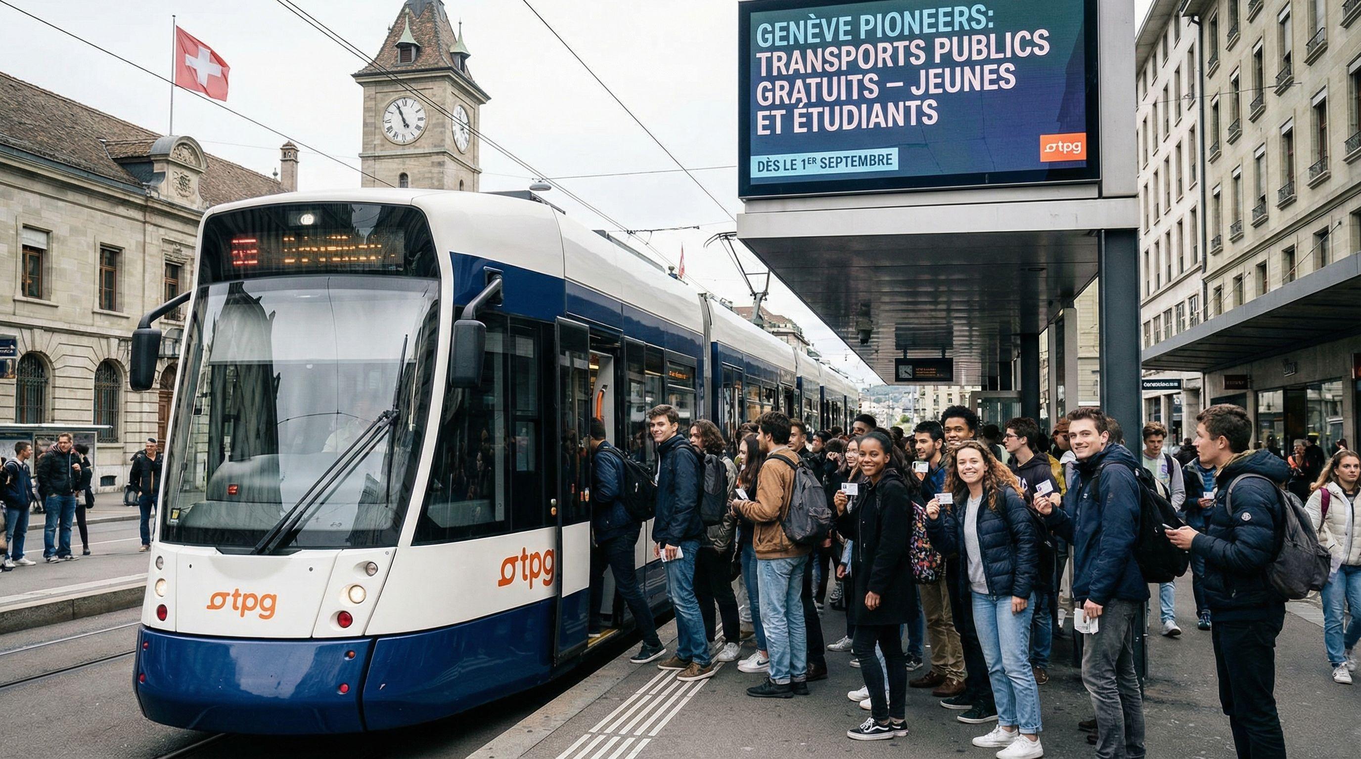 Geneva pioneers free public transport for youth and students