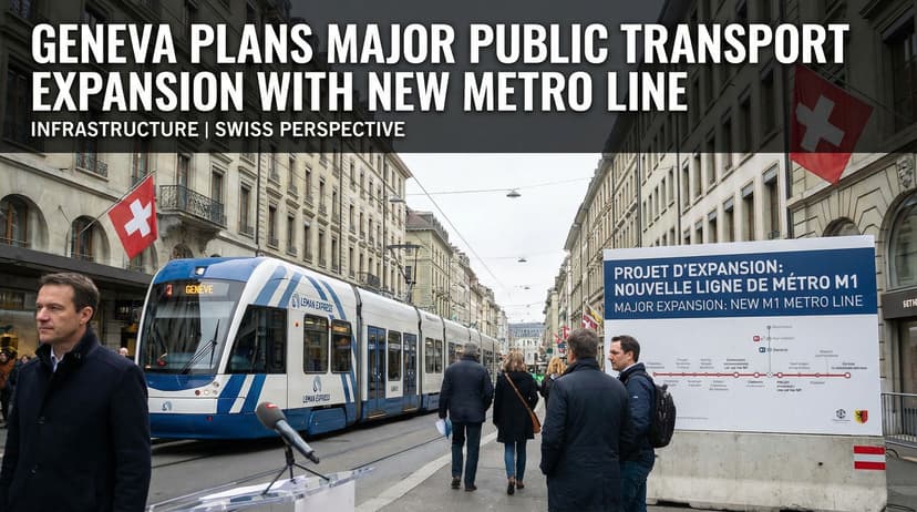 Geneva Plans Major Public Transport Expansion with New Metro Line