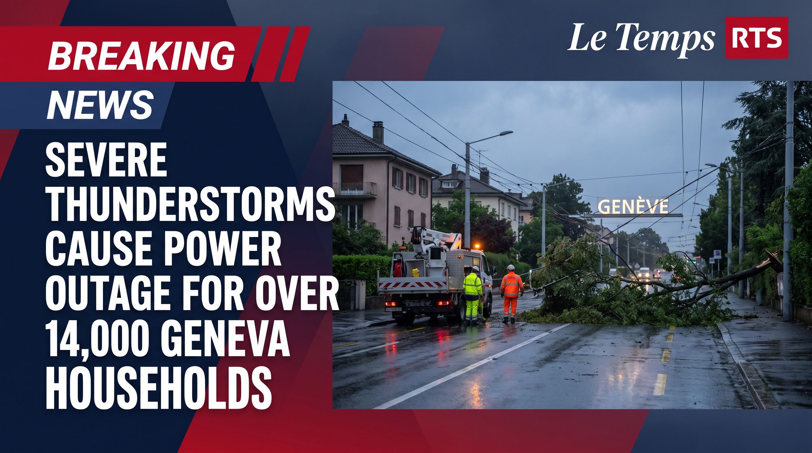 Severe Thunderstorms Cause Power Outage for Over 14,000 Geneva Households
