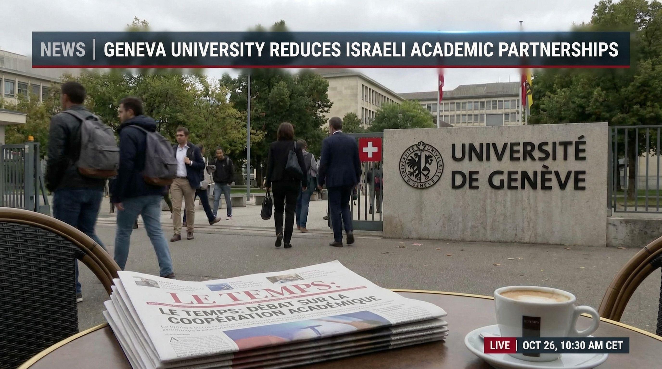 Geneva University Reduces Israeli Academic Partnerships