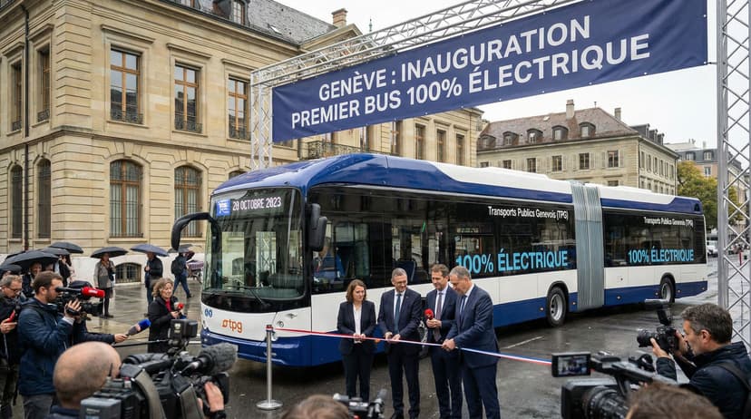 Geneva Unveils First All-Electric Public Bus
