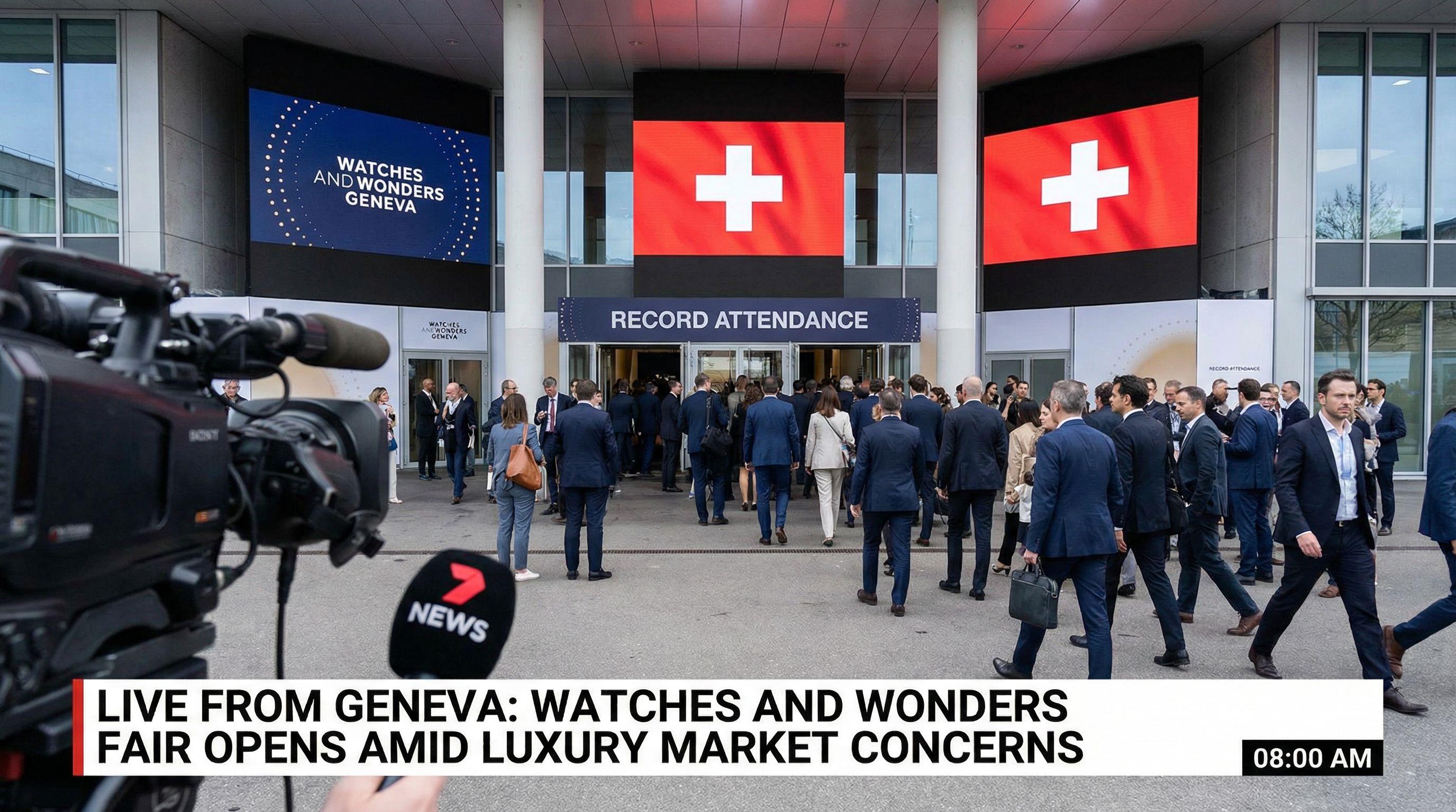 Geneva's 'Watches and Wonders' Fair Kicks Off With Record Attendance Amid Luxury Slump