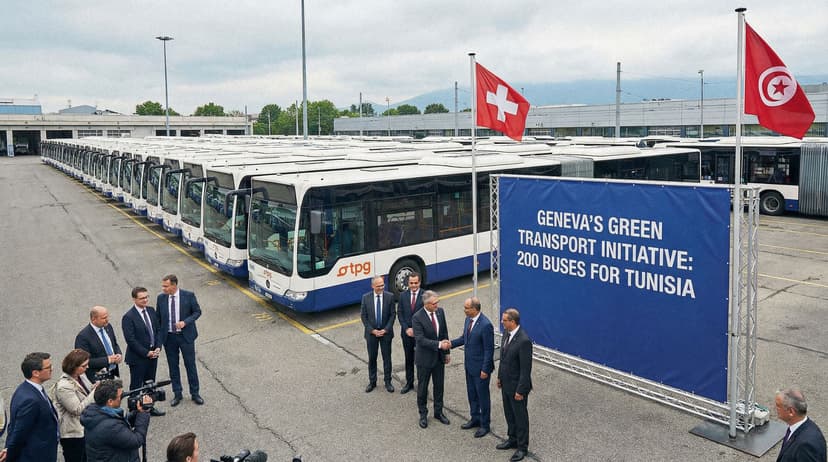 Geneva's Green Transport Initiative: 200 Buses Donated to Tunisia