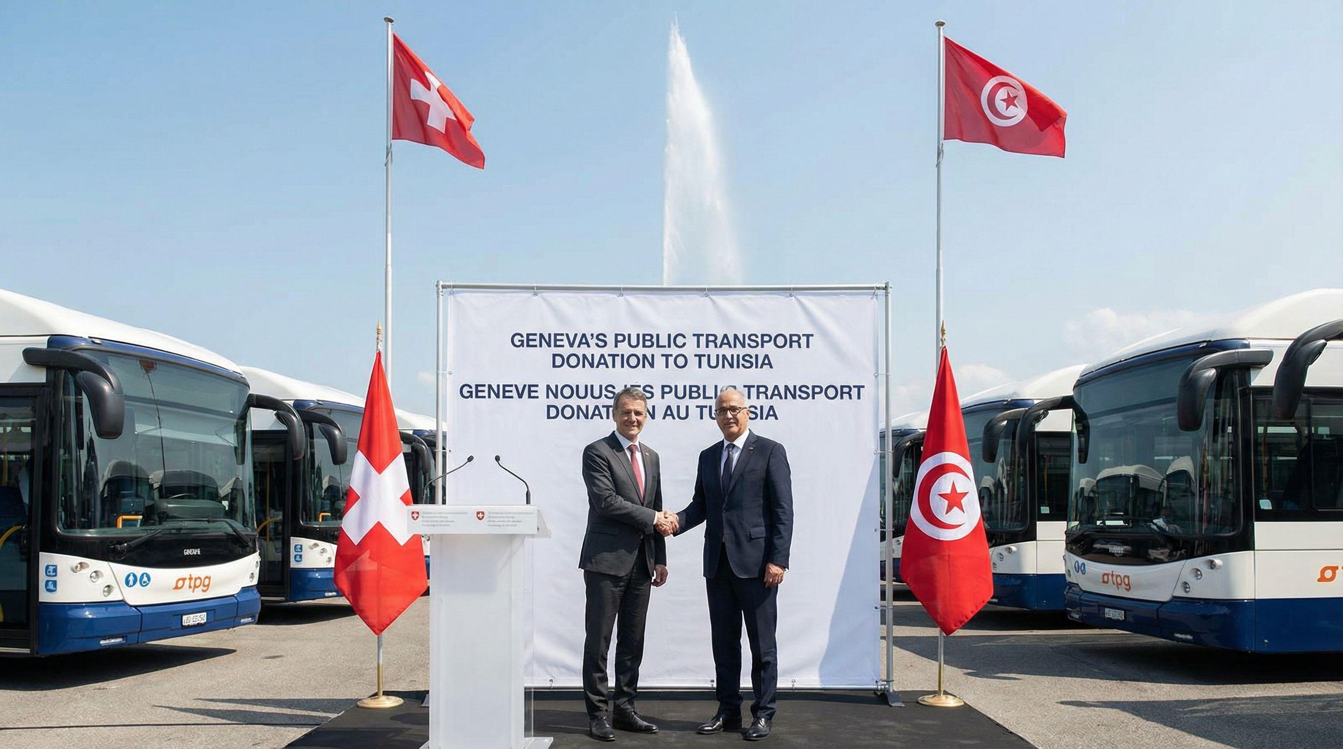 Geneva's Major Public Transport Donation to Tunisia