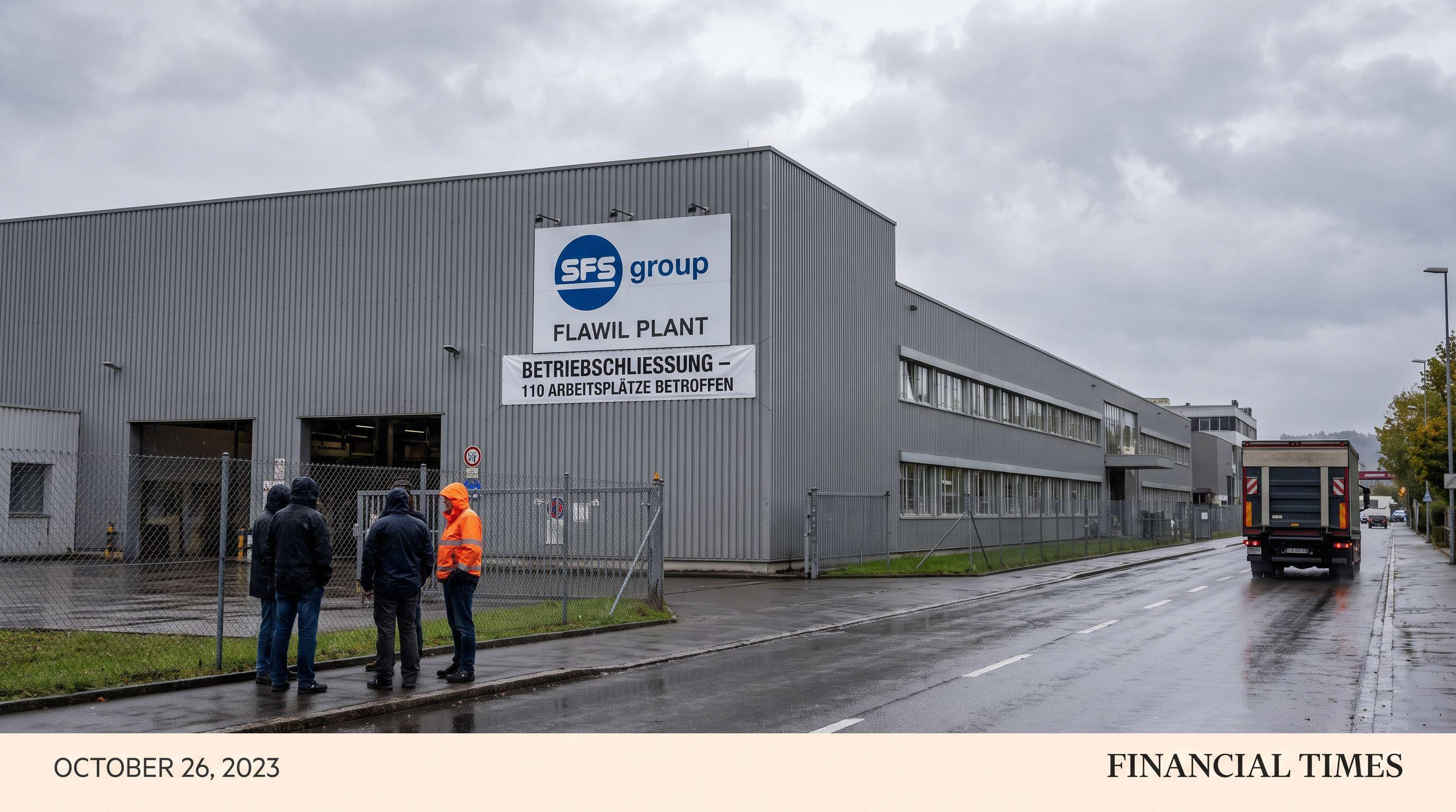 German Car Industry Crisis Hits Swiss Manufacturing, Forcing Factory Closure