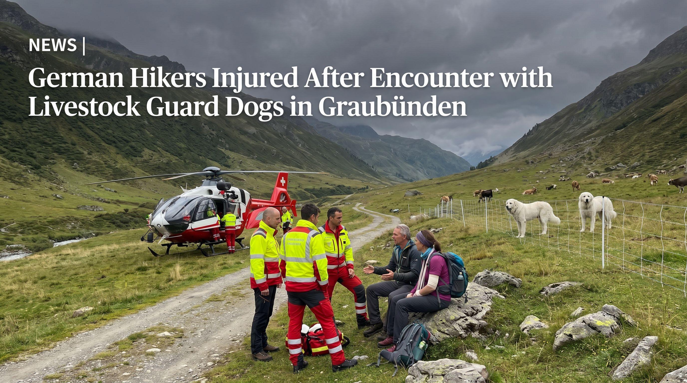 German Hikers Injured After Encounter with Livestock Guard Dogs in Graubünden