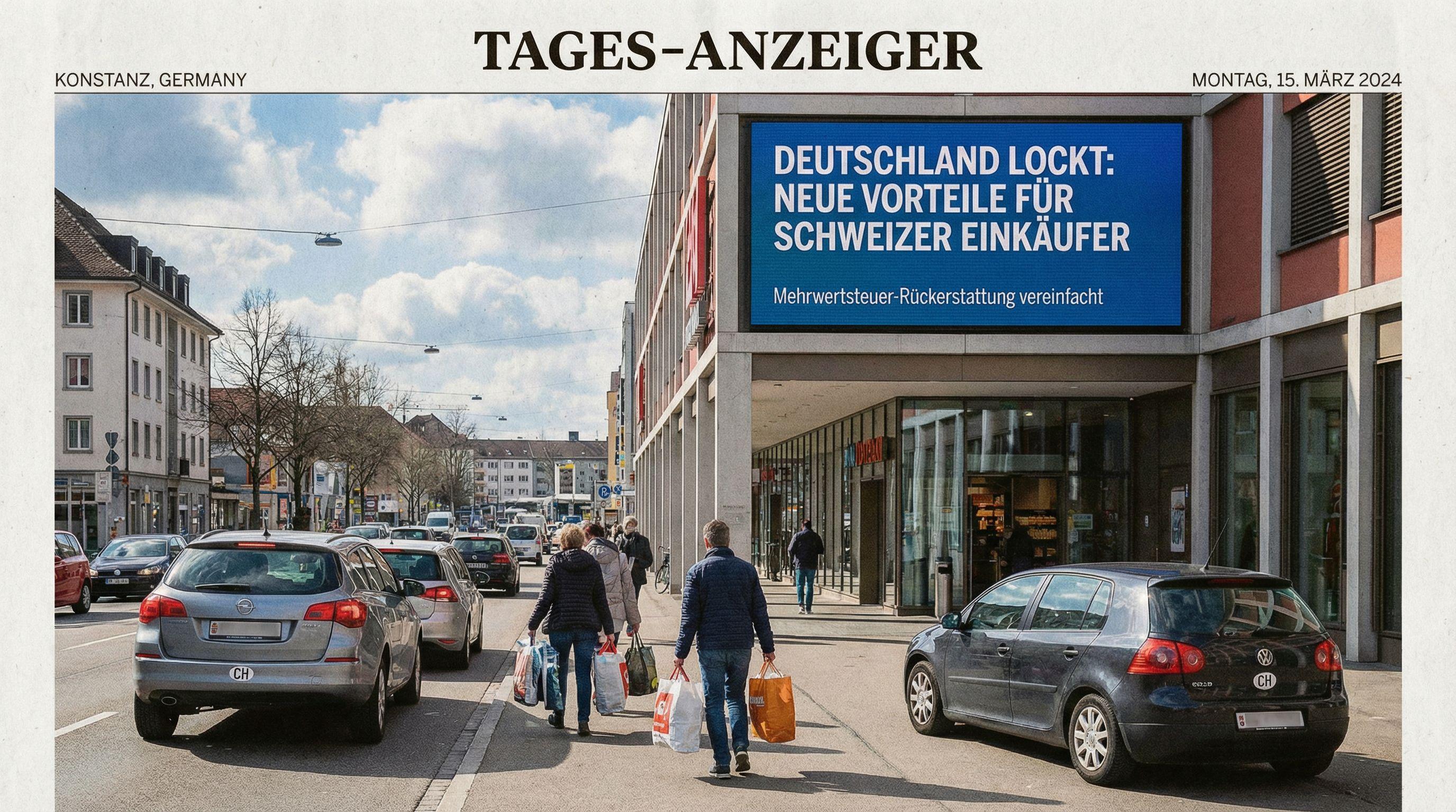 Germany Launches New Incentives for Swiss Cross-Border Shoppers