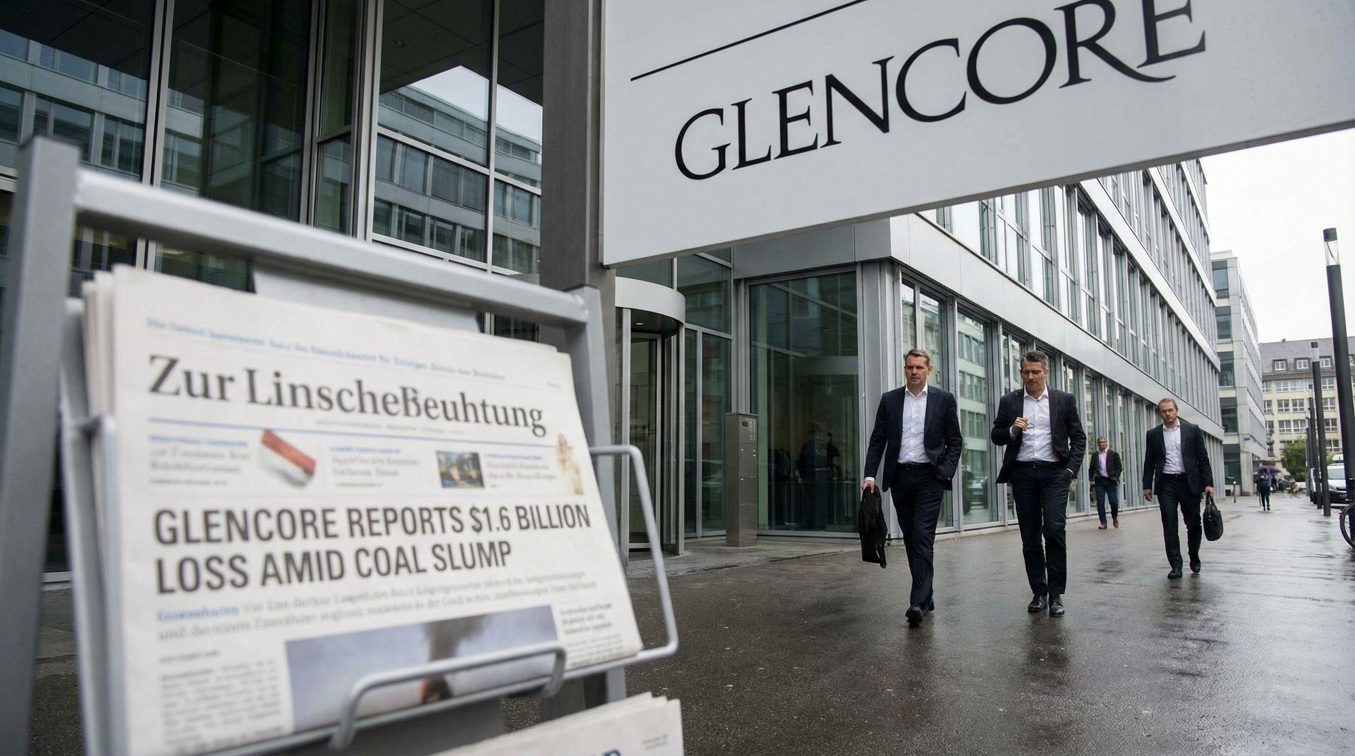 Glencore Reports $1.6 Billion Loss Amid Coal Price Decline