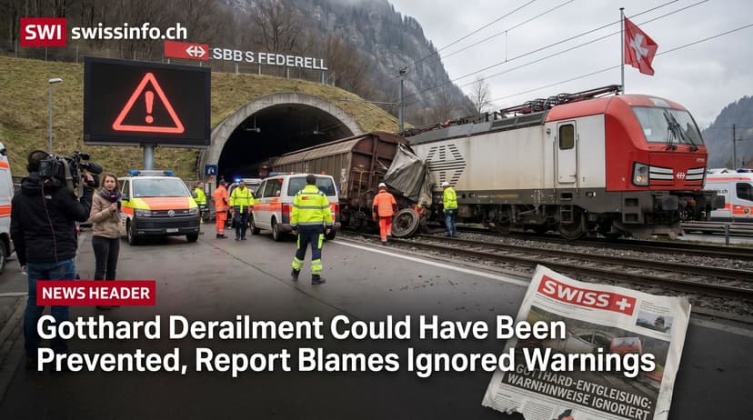 Gotthard Derailment Could Have Been Prevented, Report Blames Ignored Warnings