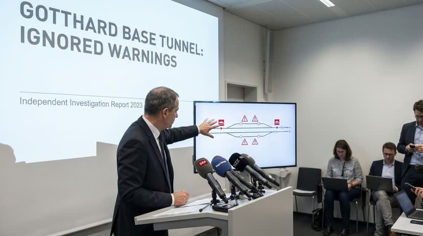 Ignored Warnings Preceded 2023 Gotthard Train Derailment, Report Finds