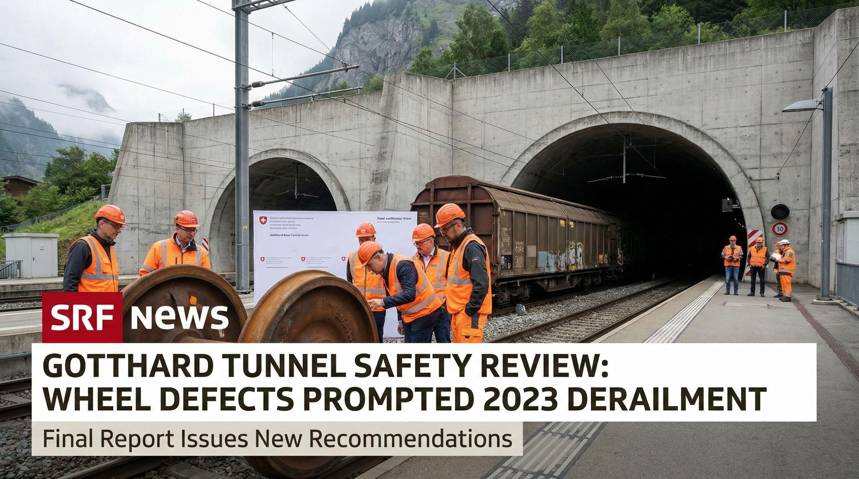 Gotthard Tunnel Safety Review: Wheel Defects Prompted 2023 Derailment