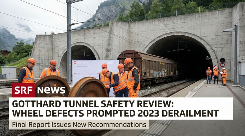 Gotthard Tunnel Safety Review: Wheel Defects Prompted 2023 Derailment