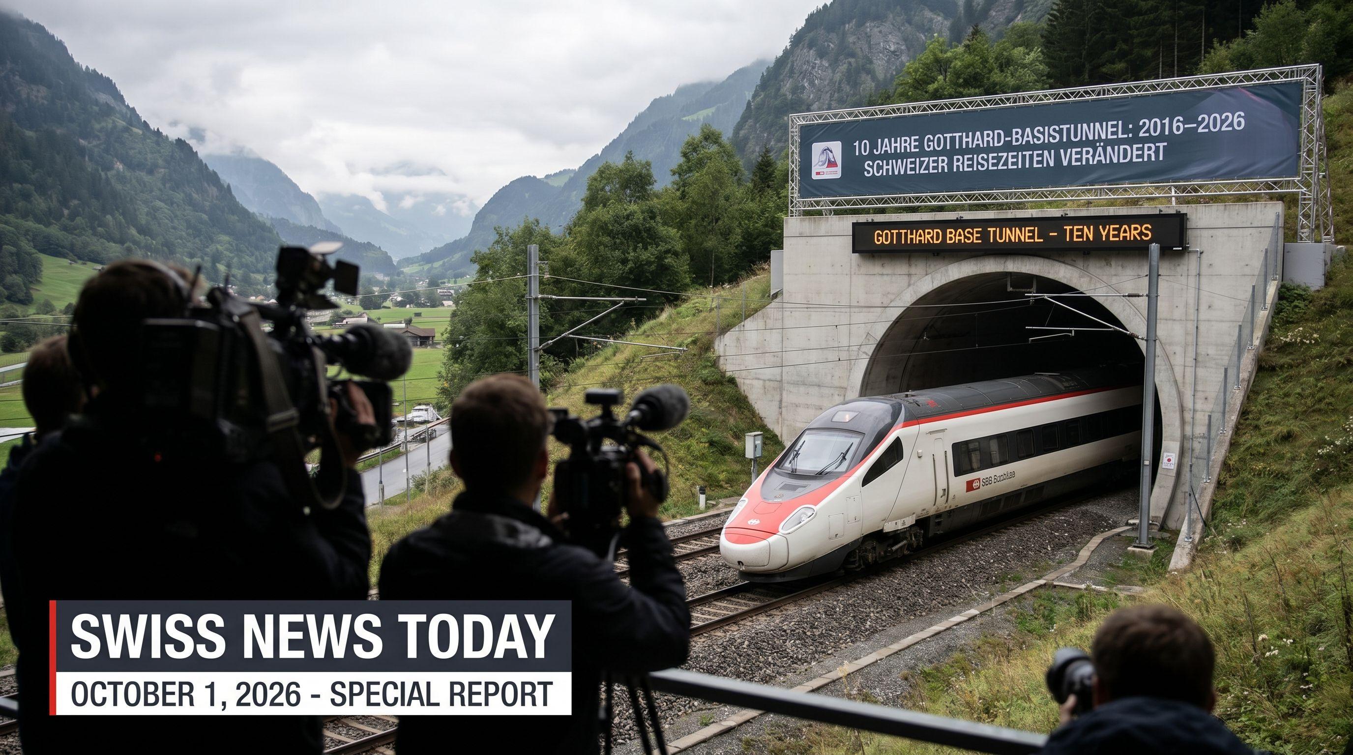 Gotthard Base Tunnel Marks Ten Years of Transforming Swiss Travel