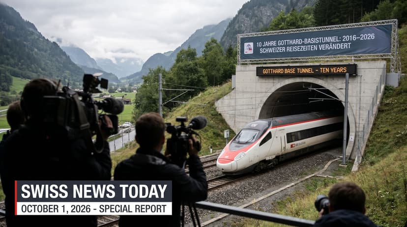 Gotthard Base Tunnel Marks Ten Years of Transforming Swiss Travel
