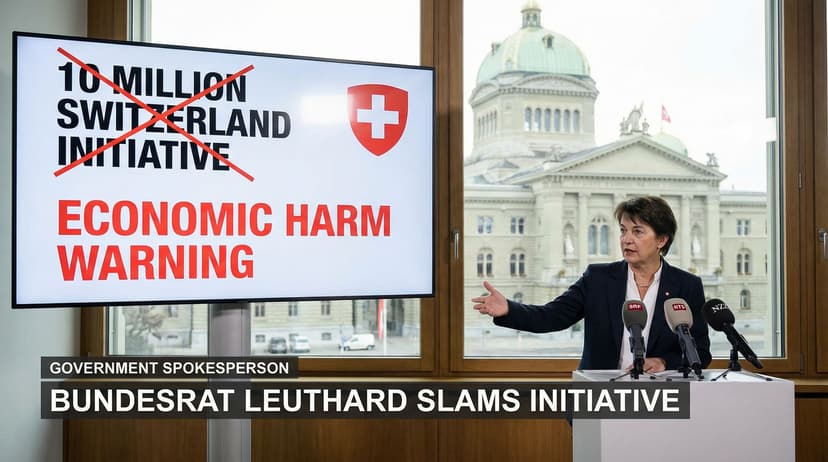Government Slams '10 Million Switzerland' Initiative, Warning of Economic Harm