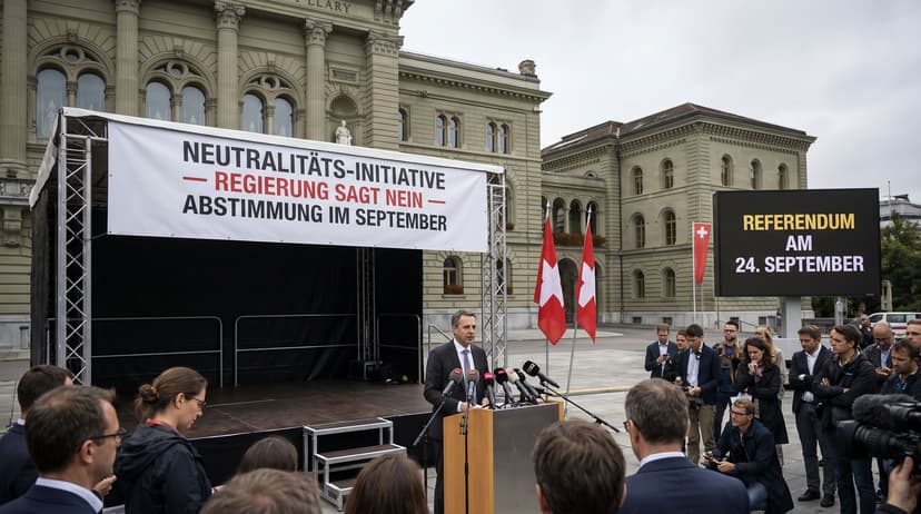 Government Rejects Stricter Neutrality, Setting Stage for September Referendum