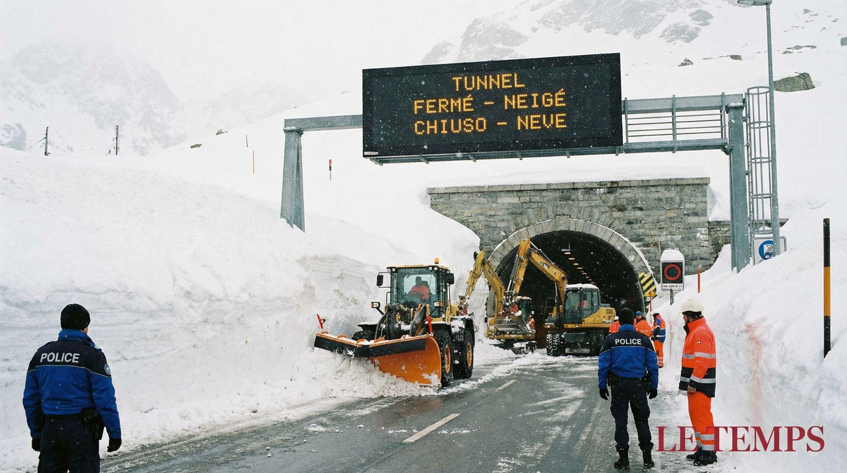 Grand St. Bernard Tunnel Closure Extends Due to Heavy Snowfall