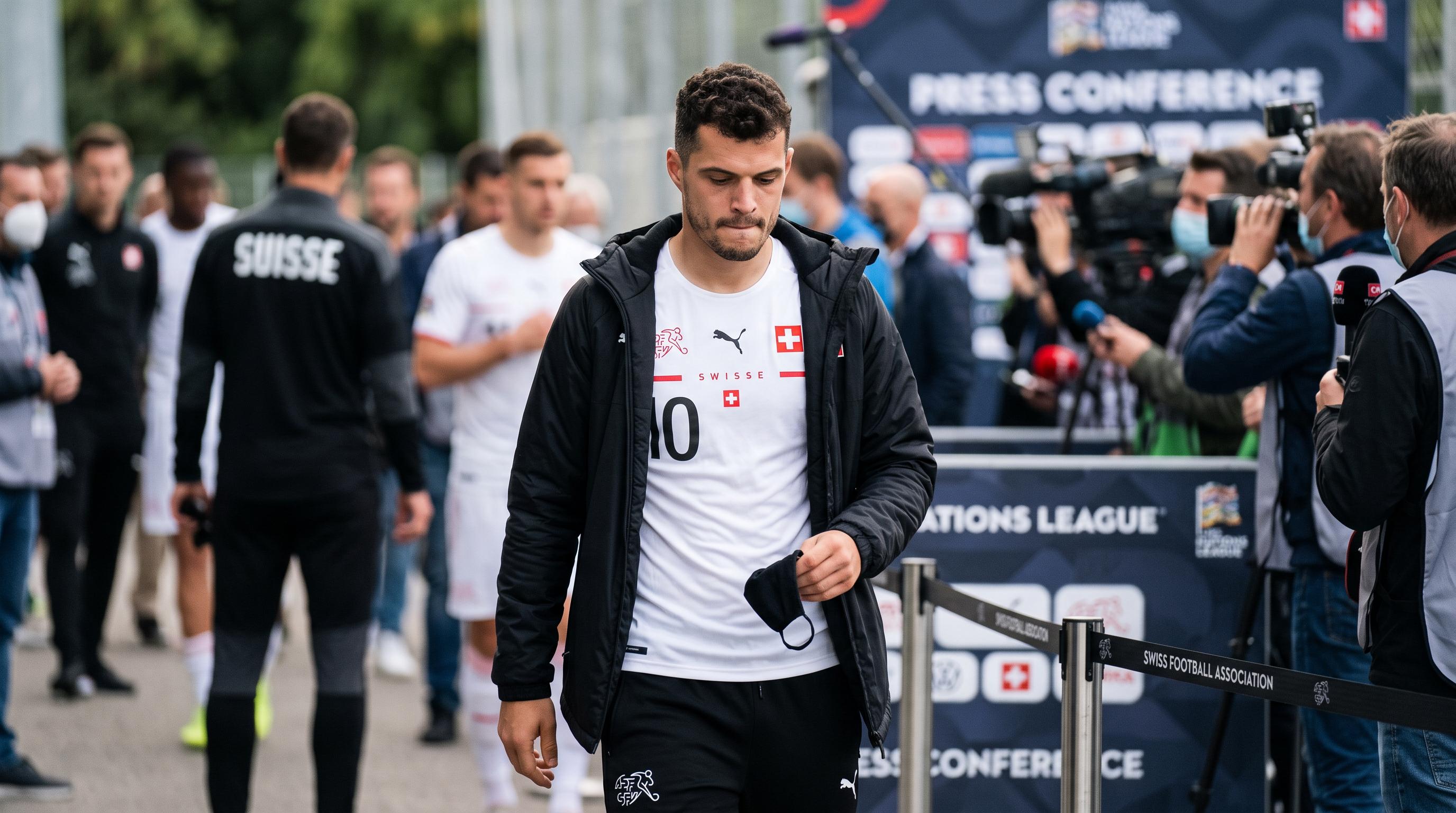 Granit Xhaka to miss four matches after fake Covid certificate admission