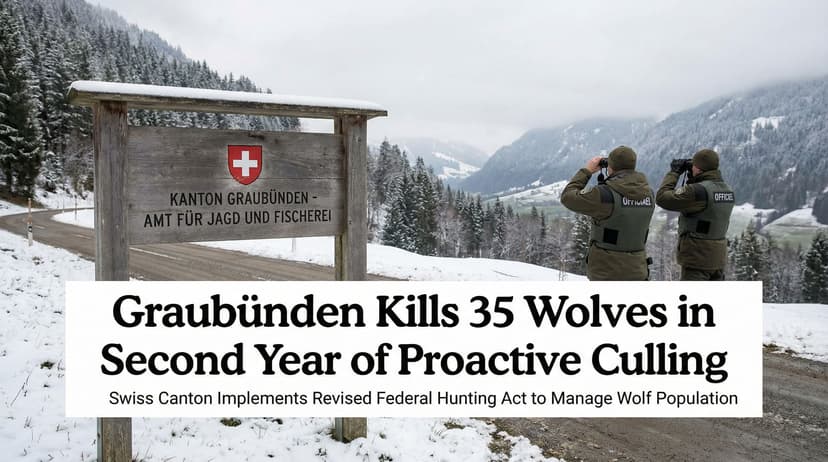 Graubünden Kills 35 Wolves in Second Year of Proactive Culling
