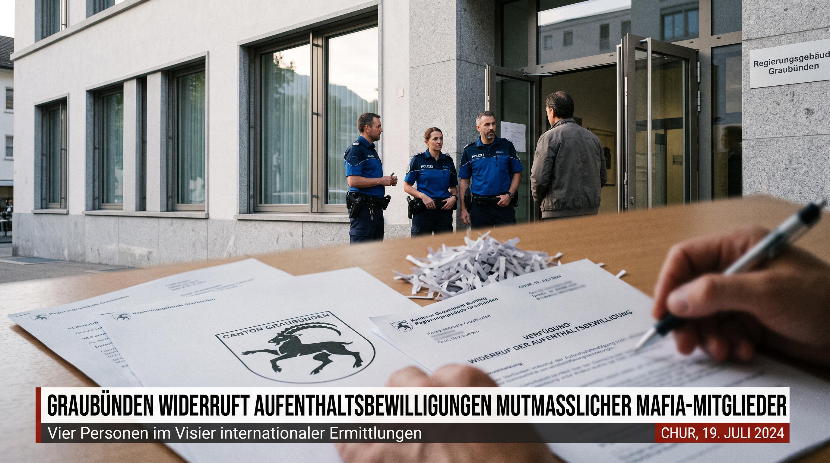 Graubünden revokes residence permits of suspected mafia members