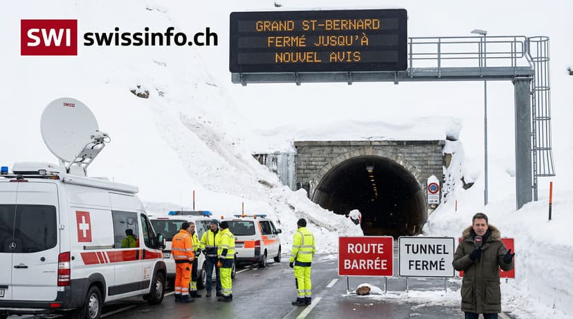 Great St Bernard Tunnel Closure Extended After Avalanche Damage