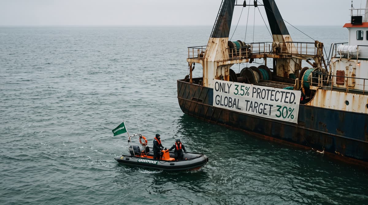 Marine protection target could take 265 years to reach, Greenpeace says