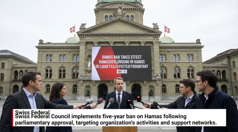 Hamas Ban Takes Effect in Switzerland from May 15