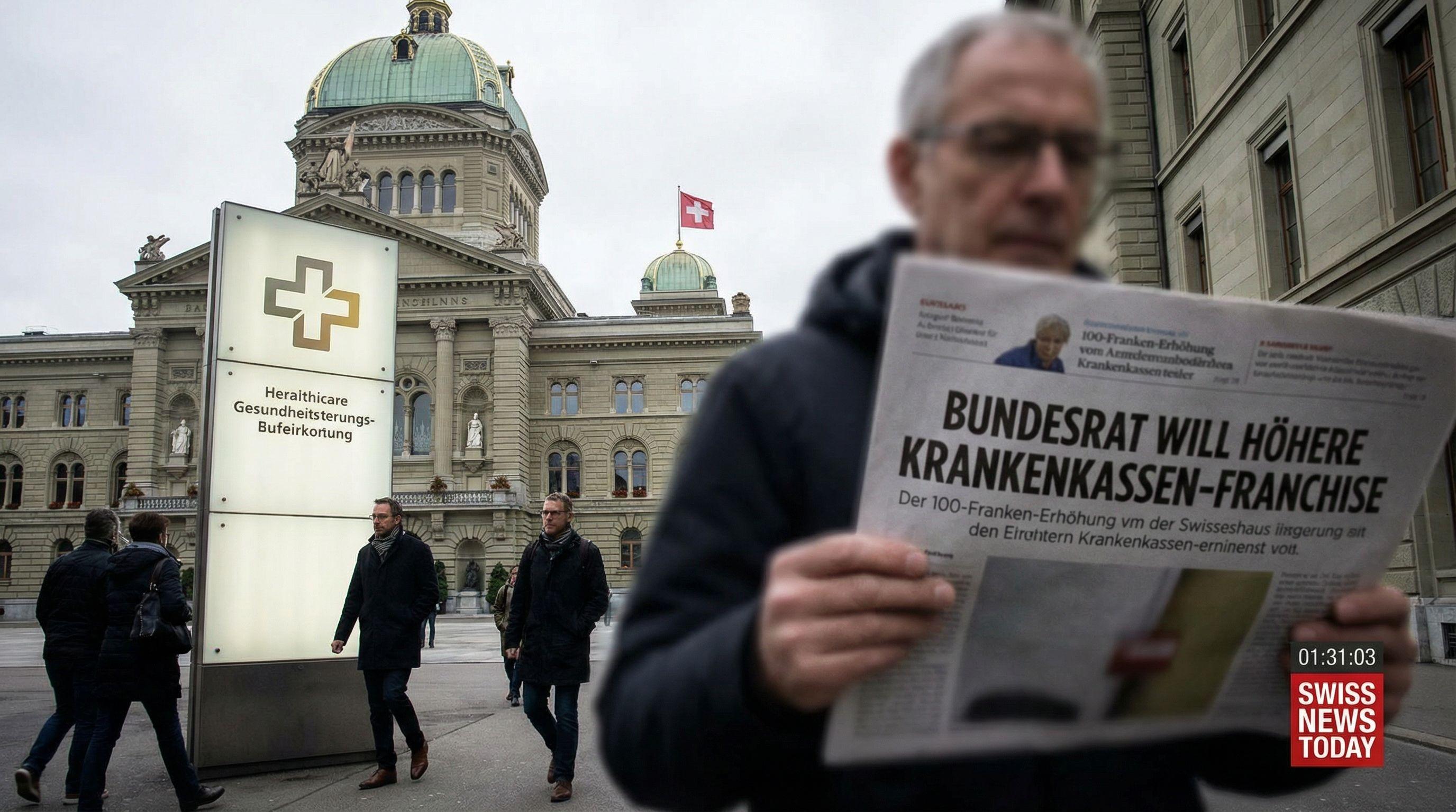 Federal Council Proposes 100-Franc Hike in Minimum Health Insurance Deductible