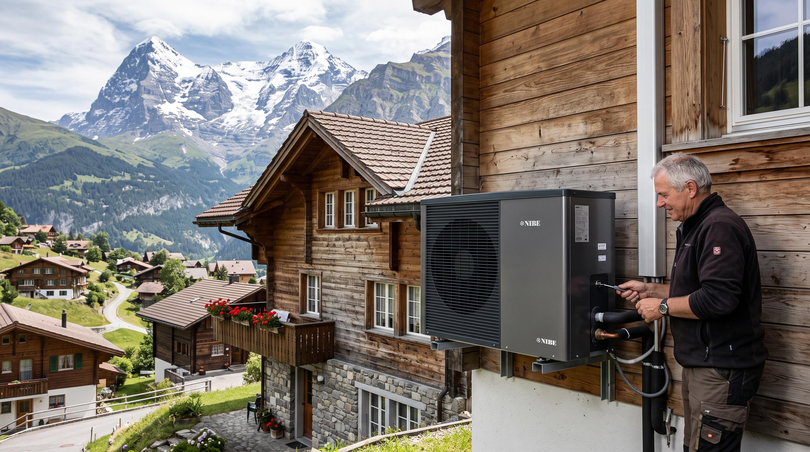 Heat pumps reach a quarter of Swiss residential buildings