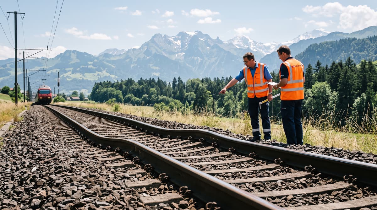 Heatwave causes fourfold rise in Swiss rail track warping