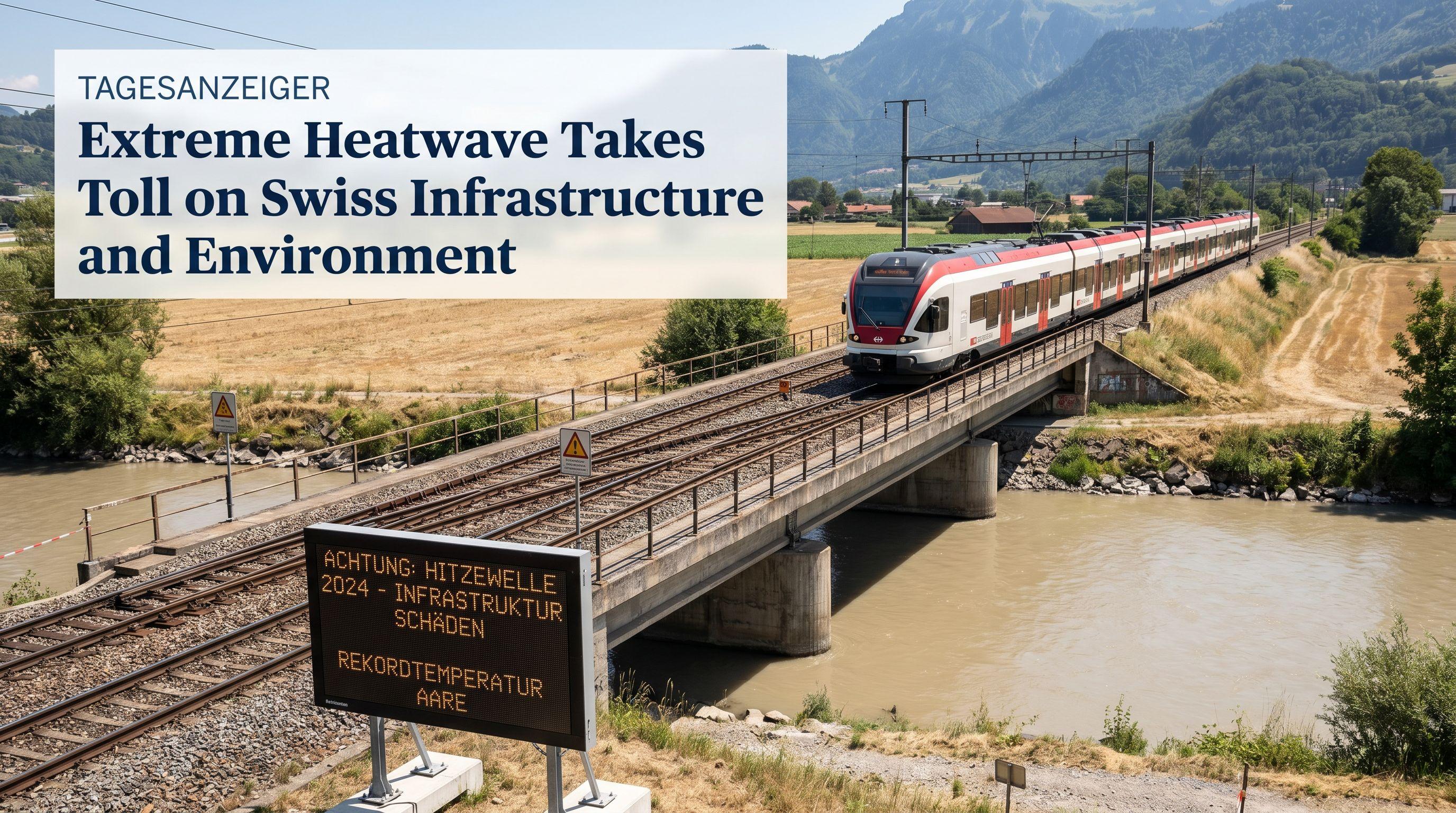 Extreme Heatwave Takes Toll on Swiss Infrastructure and Environment