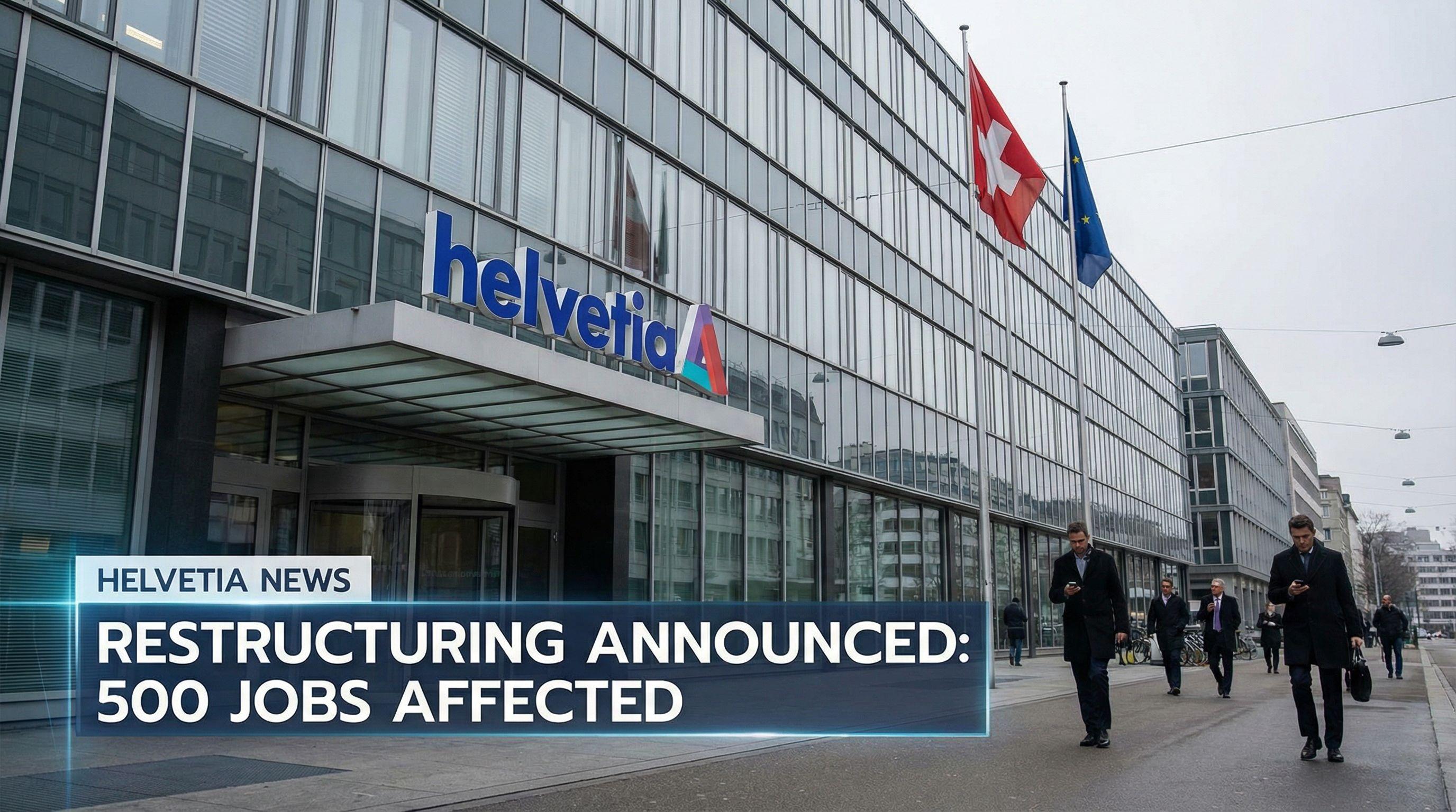 Helvetia Insurance Announces Major Restructuring: 500 Jobs Affected