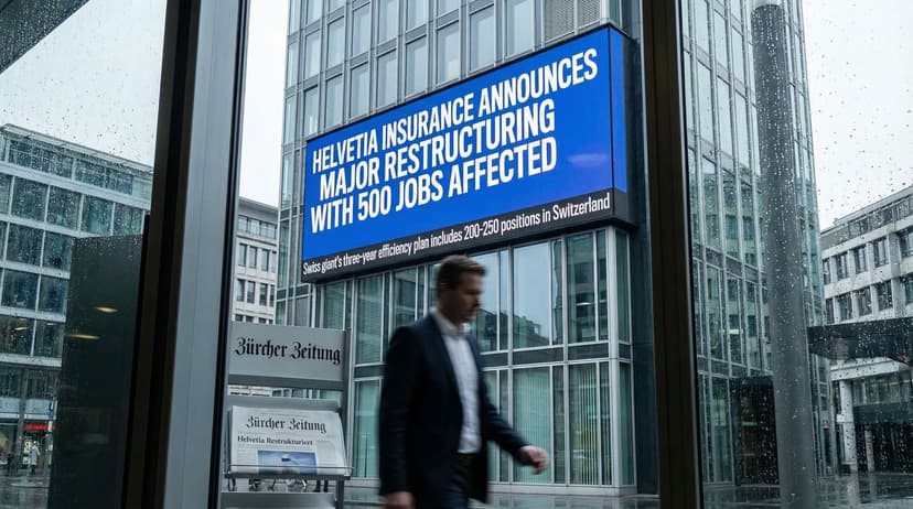 Helvetia Insurance Announces Major Restructuring with 500 Jobs Affected