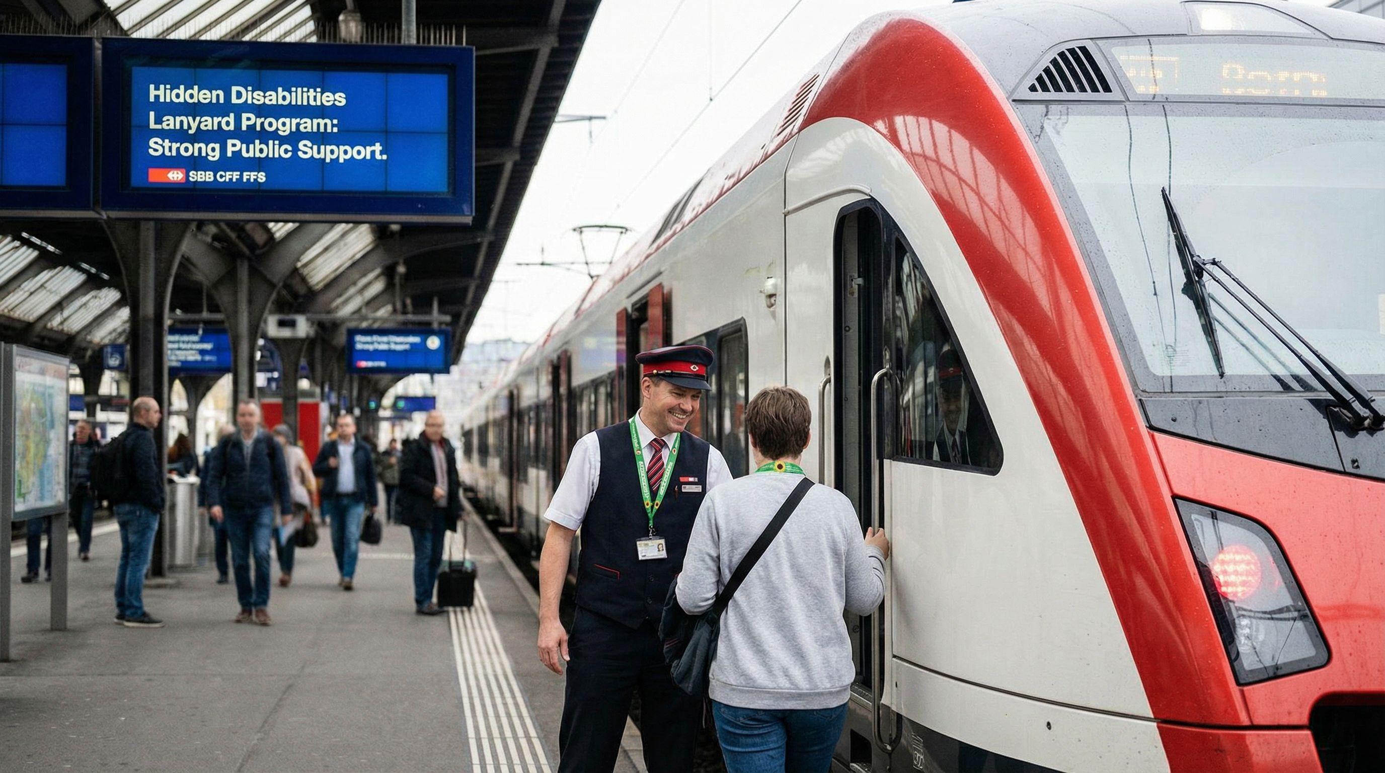 Hidden Disabilities Lanyard Program Proves Successful on Swiss Railways