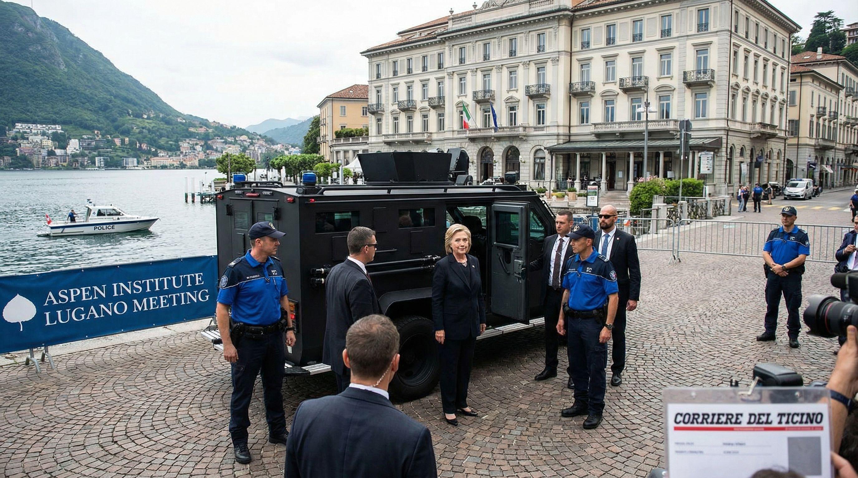 Hillary Clinton's Lugano Visit Enhances City's Security Measures