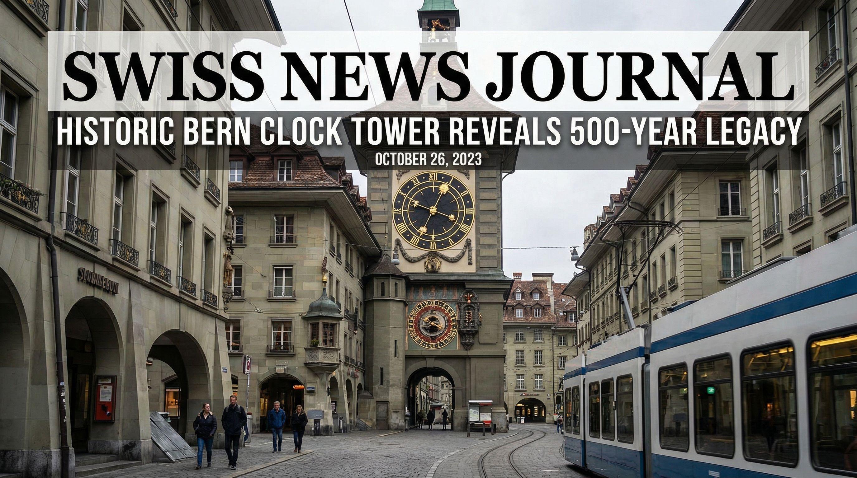 Historic Bern Clock Tower Reveals 500-Year Legacy