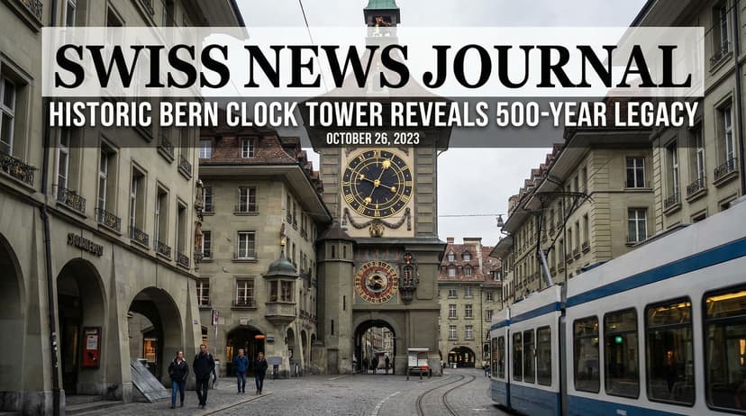 Historic Bern Clock Tower Reveals 500-Year Legacy