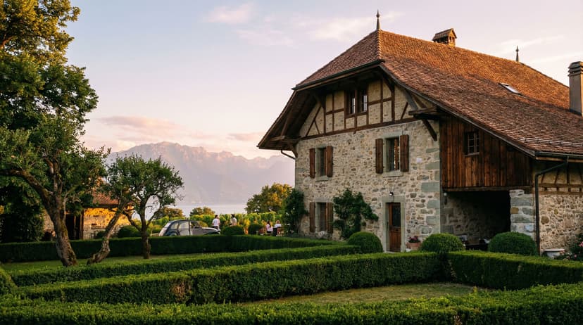 Historic Hepburn Villa Listed for CHF19M in Swiss Market