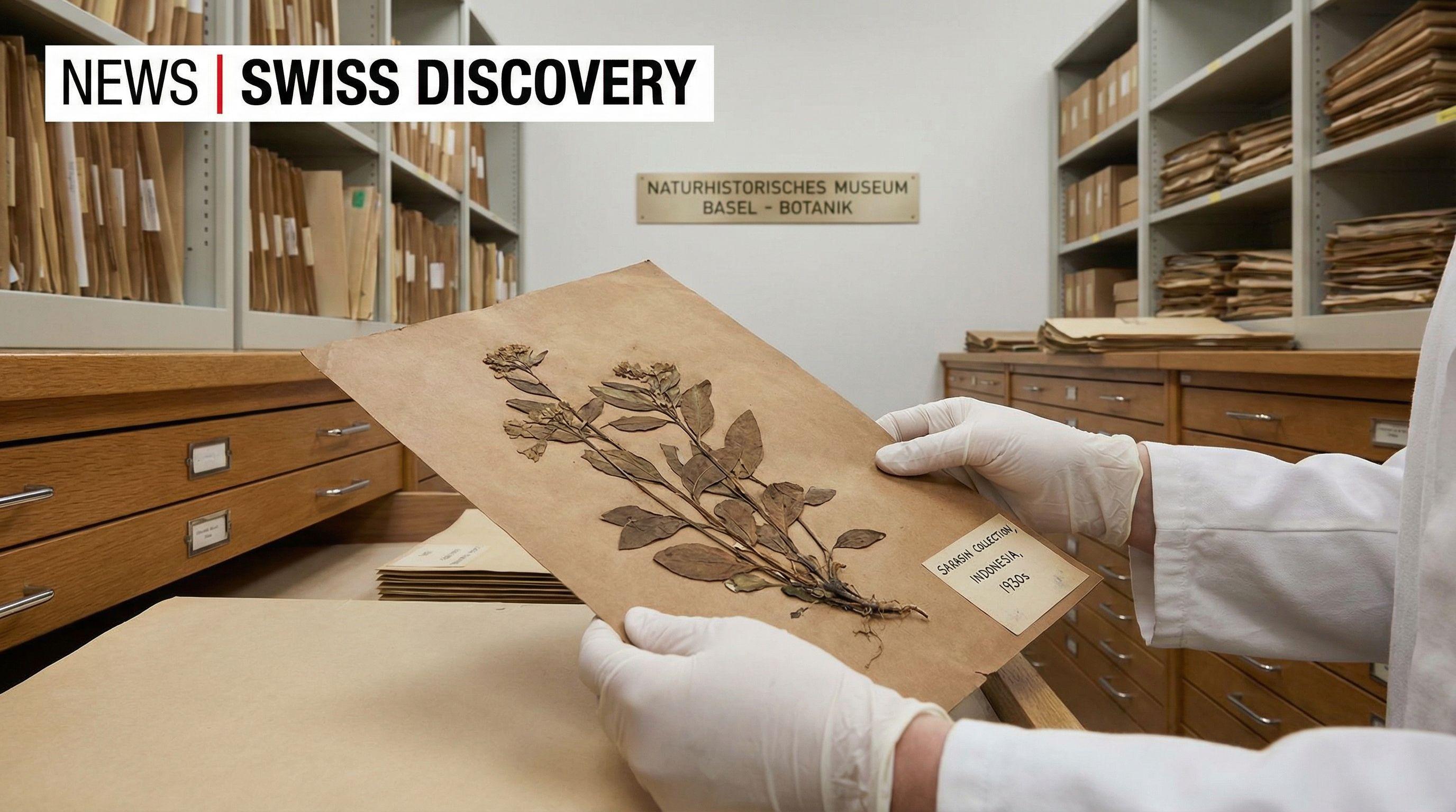 Historic Indonesian plant collection rediscovered in Basel
