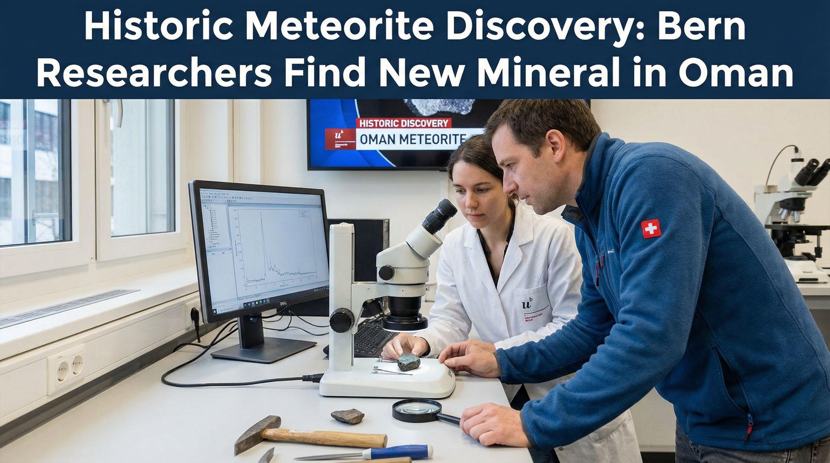 Historic Meteorite Discovery: Bern Researchers Find New Mineral in Oman